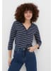 Finn Flare Langarmshirt Streifen in dark blue