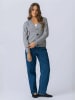 TeeShoppen Strickjacke Knitted Cardigan in Light Grey
