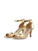 Bianco Sandalen mit breiten Riemen in Gold