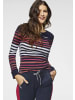 Kangaroos Langarmshirt in marine-pastell-gestreift
