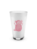 Mr. & Mrs. Panda Latte Macchiato Glas Axolotl Hurra ohne Spruch in Transparent