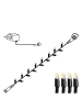 STAR Trading LED Lichterkette koppelbar bis 1500 LED L: 5m in schwarz