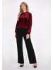 Usha Women Blouse in burgundy