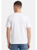 Jack & Jones T-Shirt Organic Relaxed in Schwarz / weiß
