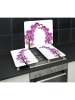 Wenko Herdabdeckplatte Universal Orchideenblüte 2er Set, Herdabdeckplatte Universal Mod. Orchideenblüte 2er Set in Mehrfarbig