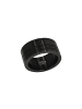 s.Oliver Ring Edelstahl, IP Gun in Schwarz