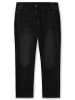 sheego Gerade Jeans in black Denim