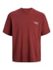 JACK & JONES PLUS T-shirt in Tibetan Red
