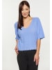 Usha Damen Pullover in Taubenblau