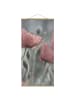 WALLART Stoffbild mit Posterleisten - Malerische Mohnblumen in Rosa