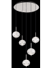 Globo lighting Hängeleuchte "AIDA" in silver