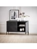 home24 Sideboard IKON 120 cm in Paulownia Schwarz