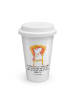 Mr. & Mrs. Panda Kaffeebecher To Go Einhorn Prinzessin mit Spruch in Weiß