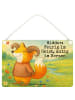 Mr. & Mrs. Panda Schild Widder Astologie Design mit Spruch in Weiß