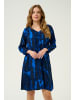 CULTURE Kleid CUashley Feminine in Blue Graphic