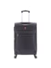 Gladiator 2000 4 Rollen Trolley 68 cm mit Dehnfalte in black