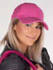 styleBREAKER Leinen Cap in Pink