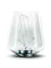 Mr. & Mrs. Panda Gravur Teelicht Pinguin mHerzieren ohne Spruch in Transparent