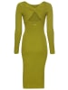 Laura Scott Strickkleid in olive