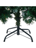 Beliani Weihnachtsbaum PALOMAR in Grün/Schwarz - (W) 85 x (H) 120 x (L) 85 cm