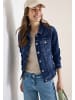 Cecil Jeansjacke mit Brusttaschen und Knöpfen in Blau