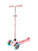 GLOBBER Scooter PRIMO PLUS LIGHTS Roller in pastellrosa, mit Leuchtrollen