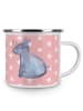 Mr. & Mrs. Panda Teetasse Einhorn Nashorn ohne Spruch in Rot Pastell
