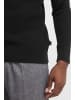 CASUAL FRIDAY Troyer Karlo structured zipper knit in Schwarz