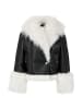 MARC CAIN SPORTS  Jacke mit Kunstfell-Besatz in Black New