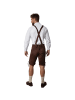 tectake Lederhose Vogelsang in braun