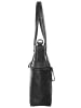 SPIKES & SPARROW Shopper echt Leder in schwarz