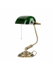 Licht-Erlebnisse Tischlampe (B)26 x (L)37.5 x (H)37.5 cm in Bronze hell glänzend Grün