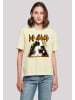 F4NT4STIC Ladies Everyday Tee Def Leppard Hysteria in softyellow