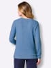WITT WEIDEN Shirt in mittelblau-meliert