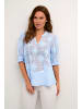 CULTURE Langarm-Bluse CUolu Relaxed fit in Cashmere Blue