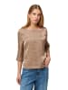Zero  Bluse mit Knittereffekt in gold