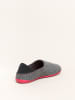 Gottstein Hausschuh Wool Slip-On in grey/raspberry