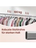 SONGMICS 2er-Set: Kleiderständer in silbern - (B)132 x (H)160 x (T)45.4 cm