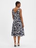 Vera Mont Kleid in marine ecru - 0001
