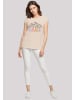 F4NT4STIC T-Shirt Muttertags Blumen Mama in Whitesand