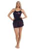 NORMANN ärmellose Schlafanzug Shorty Pyjama Kirschen - 62265 in marine