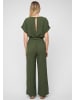 Cloud5ive Cloud5ive Jumpsuit with tie belt and back slit in military green