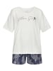 Vivance Active Shorty in creme-gemustert