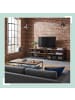 relaxdays TV-Lowboard in Braun/ Schwarz - (B)180 x (H)52 x (T)39 cm