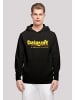 F4NT4STIC Basic Hoodie Retro Gaming Datasoft Logo gelb in schwarz