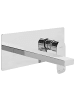 Beliani Wasserhähne DICHATO in Silber - (W) 23 x (H) 10 x (L) 20 cm
