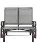Beliani Gartenbank BORGIO in Braun/Grau - (W) 114 x (H) 105 x (L) 78 cm