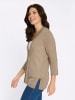 Sieh an! Strickjacke in beige