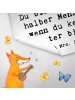 Mr. & Mrs. Panda Gästehandtuch Mutter Herz mit Spruch in Weiß