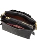 COCCINELLE Handtasche Boheme Grana Double in Noir/Cognac